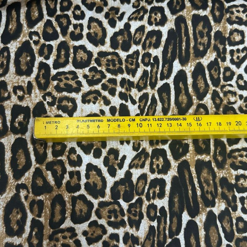 Sarja acetinada animal print I