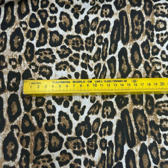 Sarja acetinada animal print I