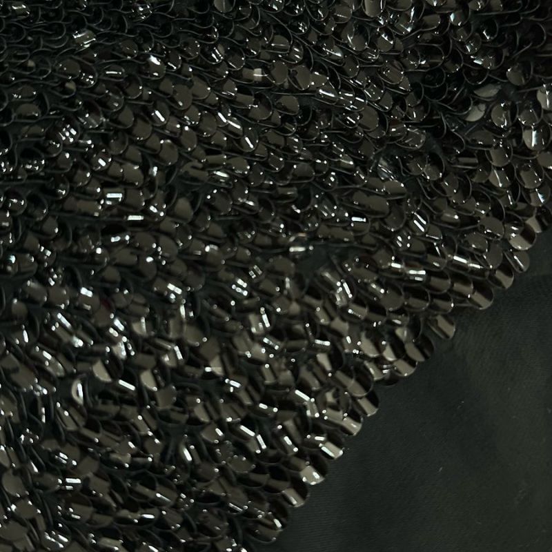 Tecido Paetê Preto Exclusivo