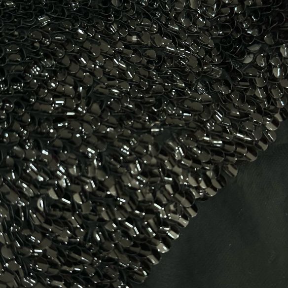 Tecido Paetê Preto Exclusivo