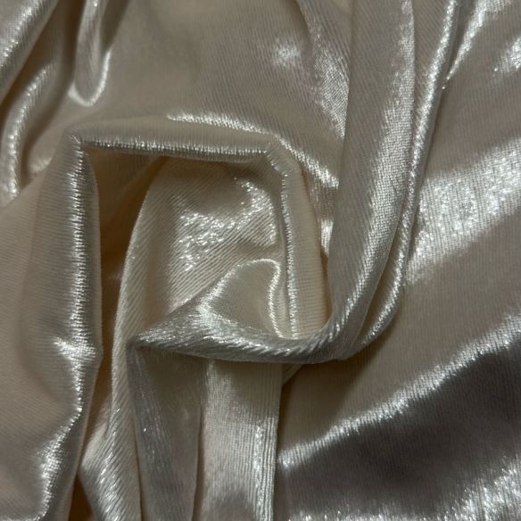 Tecido Veludo Metalizado Perolado • Conexão Tecidos