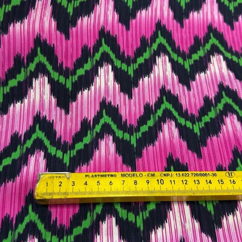 TRICREPE ESTAMPADO  CHEVRON