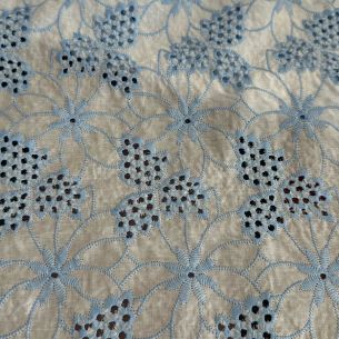 Tecido Lese De Algodão Blue Sky Embroidery • Conexão Tecidos 2