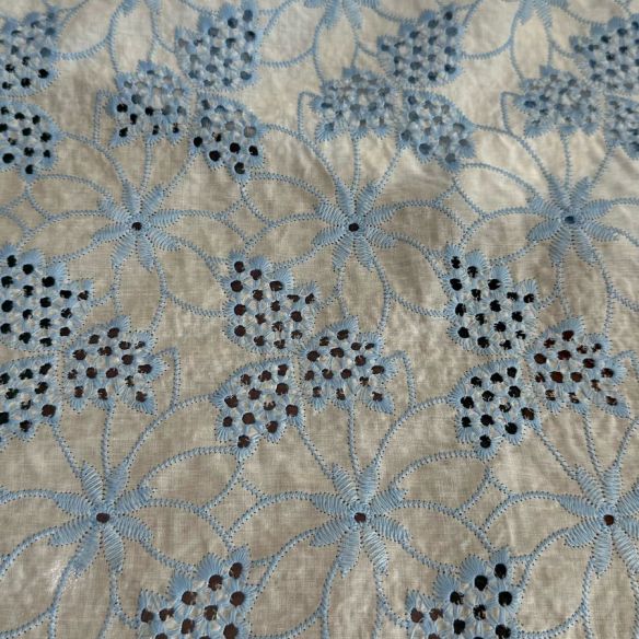 LESE DE ALGODÃO BLUE SKY EMBROIDERY • Conexão Tecidos