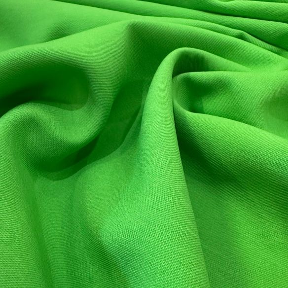 Tecido Alfaiataria Liocel Marrant Premium Verde Lima • Conexão Tecidos