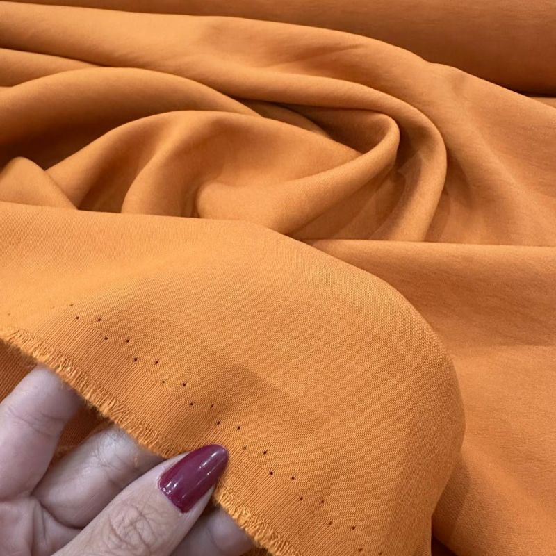 Tecido Alfaiataria Liocel Marrant Premium Ferrugem • Conexão Tecidos