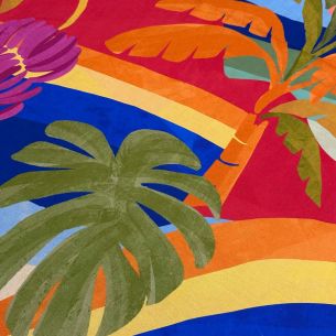 Tecido Linho Misto Estampado Barrado Grande • Conexão Tecidos 2