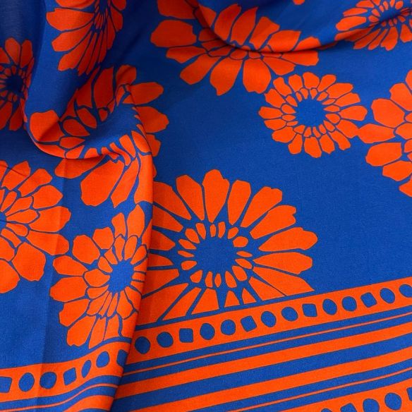 TECIDO VISCOSE ESTAMPADA BARRADA