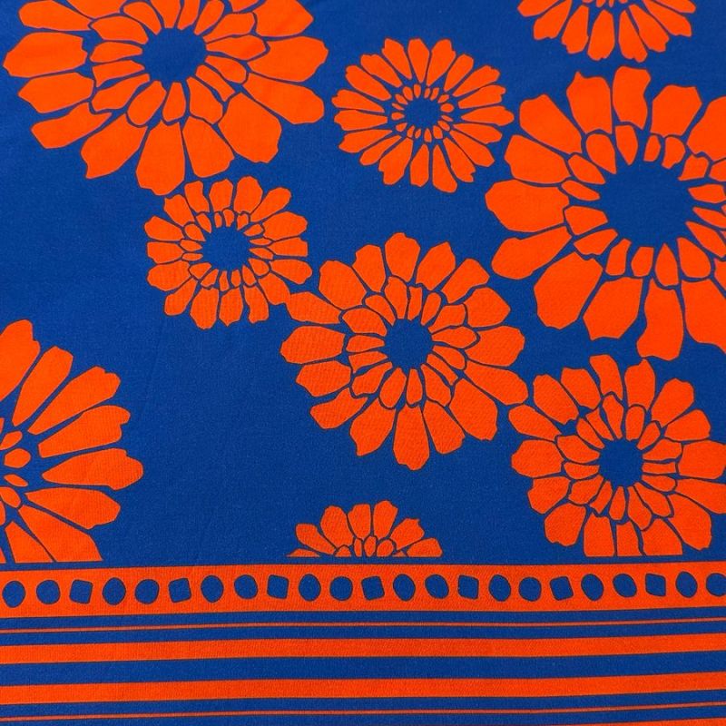 TECIDO VISCOSE ESTAMPADA BARRADA