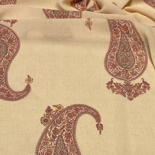 Tecido Crepe Georgete De Viscose Paesley • Conexão Tecidos