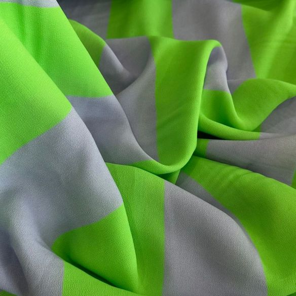 Crepe georgete de viscose neon
