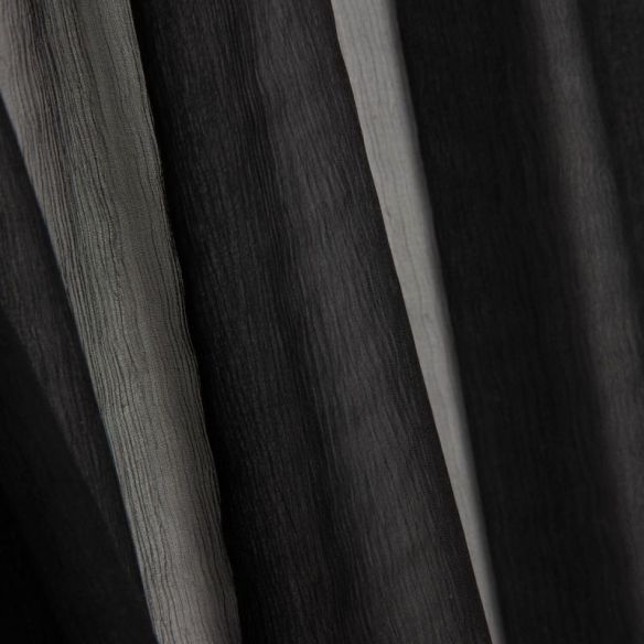 CHIFFON DE SEDA PRETO • Conexão Tecidos