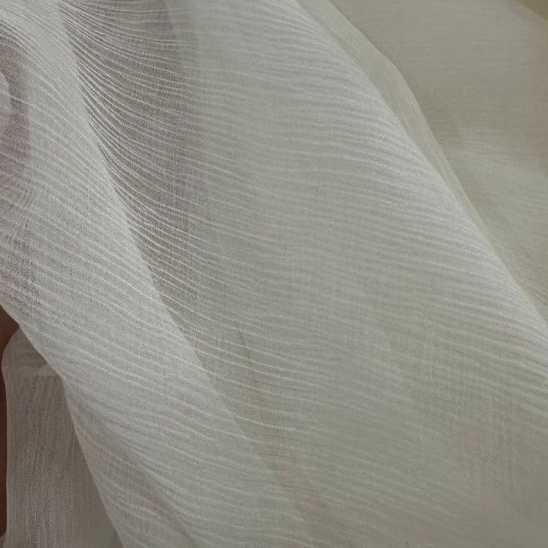 Tecido Chiffon De Seda Off White • Conexão Tecidos
