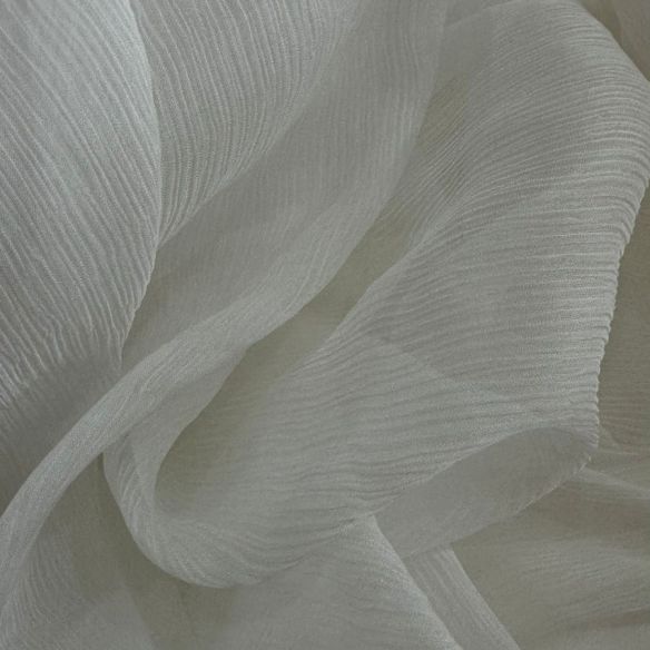 CHIFFON DE SEDA OFF WHITE.