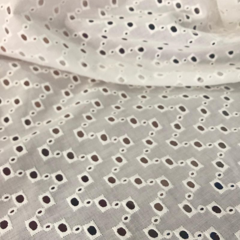 Tecido Lese De Algodão Renova Off White • Conexão Tecidos