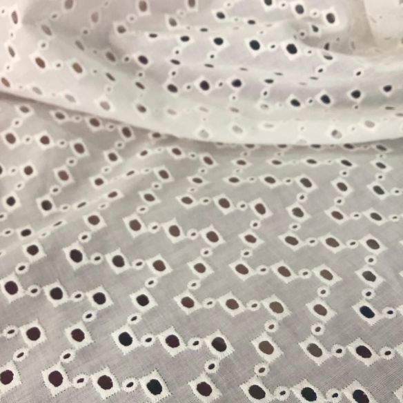 Tecido Lese De Algodão Renova Off White • Conexão Tecidos