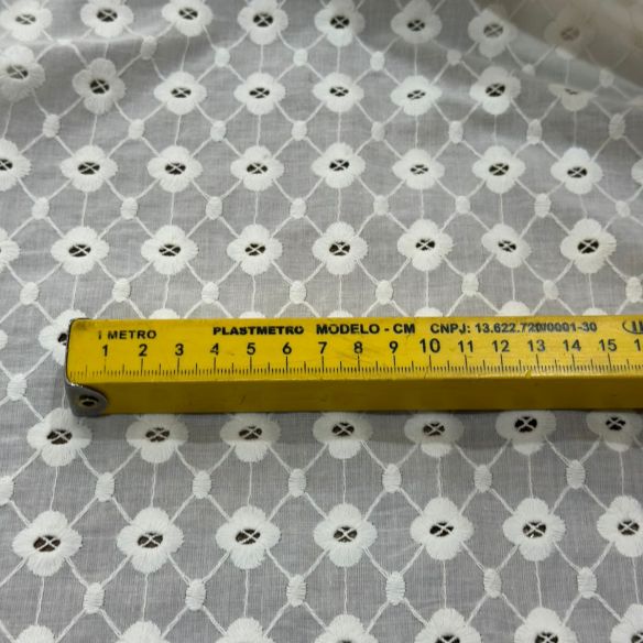 Tecido Lese De Algodão Renova Off White Ii • Conexão Tecidos