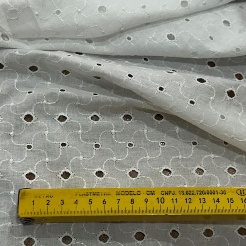 LESE DE ALGODÃO BRANCA BICOS