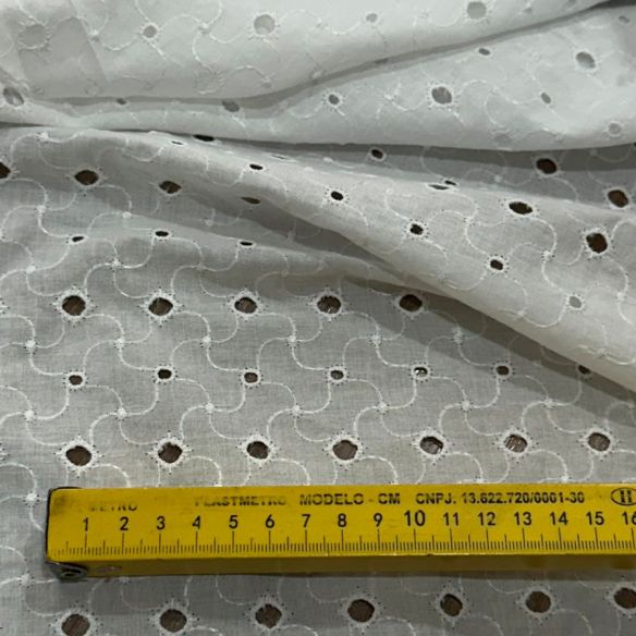 LESE DE ALGODÃO BRANCA BICOS