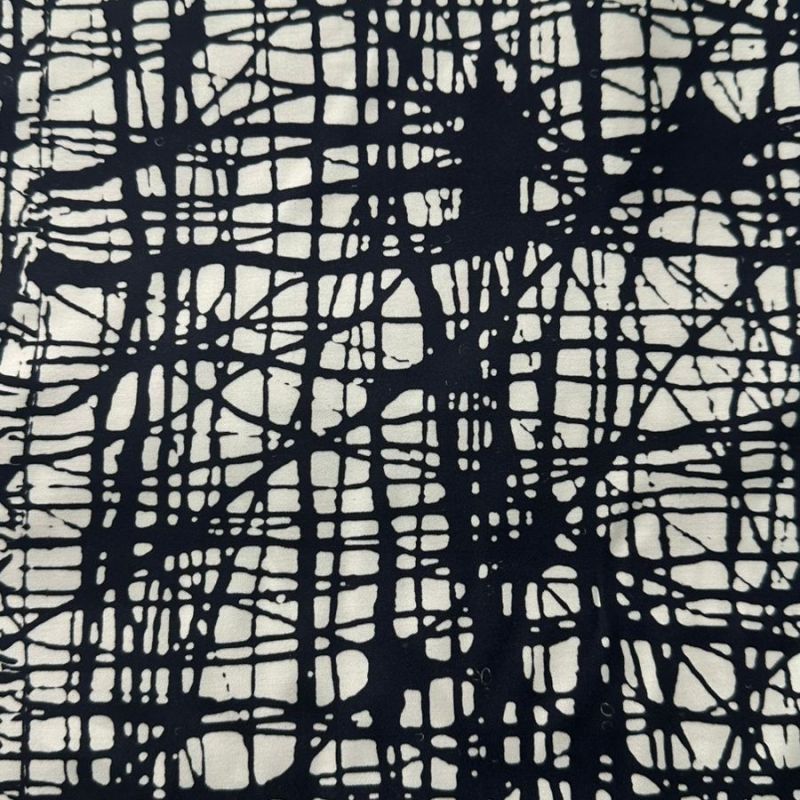 TECIDO VISCOSE ACETINADA ESTAMPA ABSTRATA • Conexão Tecidos