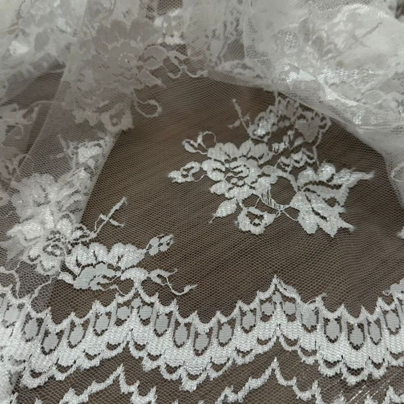 Tecido Renda chantilly off
