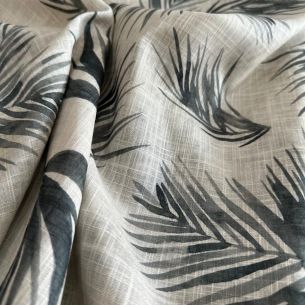 TECIDO CAMBRAIA DE  LINHO MISTO FOLHAGEM II 2