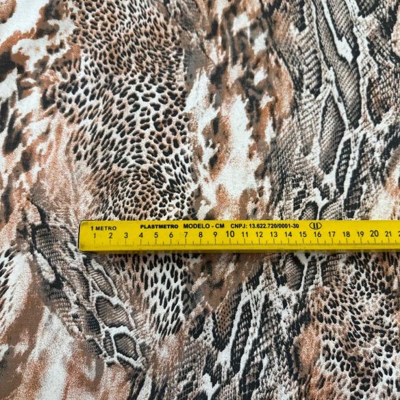 Tecido Sarja Leve Animal Print Exclusive • Conexão Tecidos