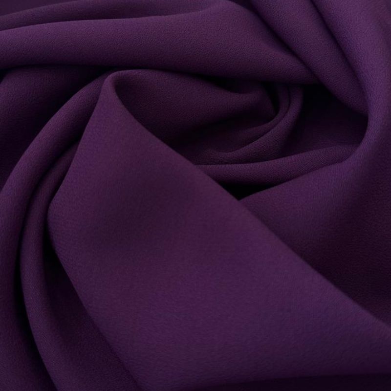 Tecido Crepe Patou Roxo • Conexão Tecidos