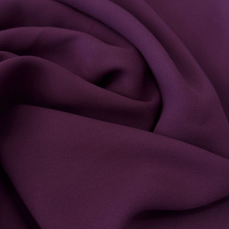 Tecido Crepe Patou Ameixa • Conexão Tecidos