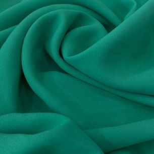 Tecido Crepe Patou Verde Jade • Conexão Tecidos