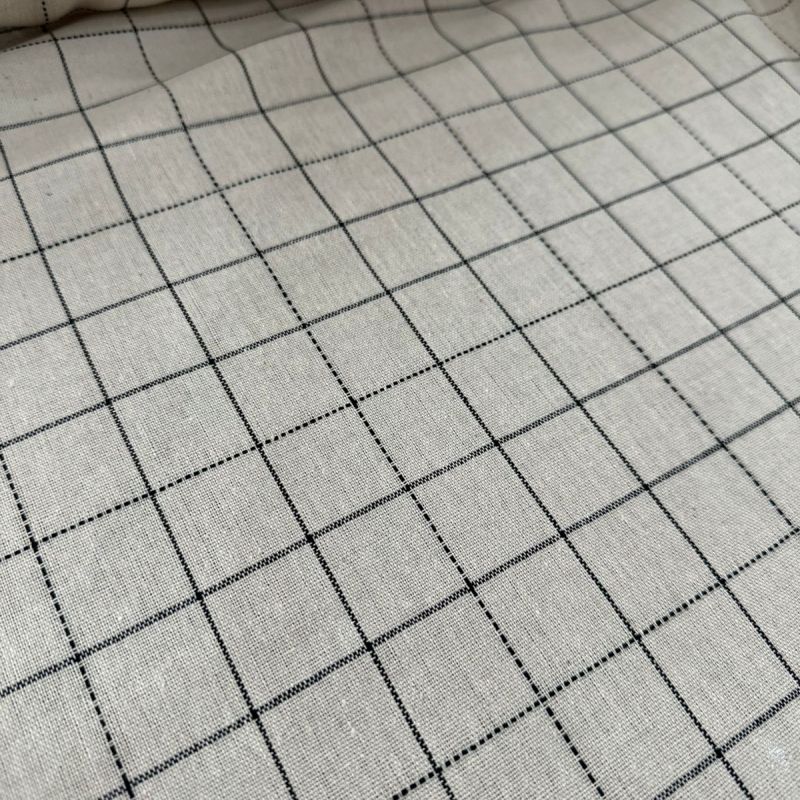 LINHO MISTO GRID NATURAL • Conexão Tecidos