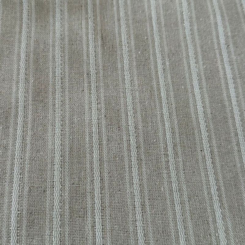 LINHO MISTO LISTRAS FOIL NATURAL • Conexão Tecidos