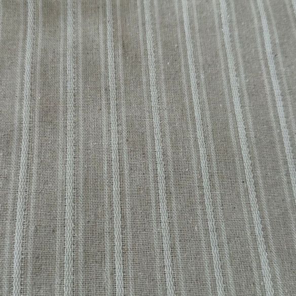 LINHO MISTO LISTRAS FOIL NATURAL • Conexão Tecidos