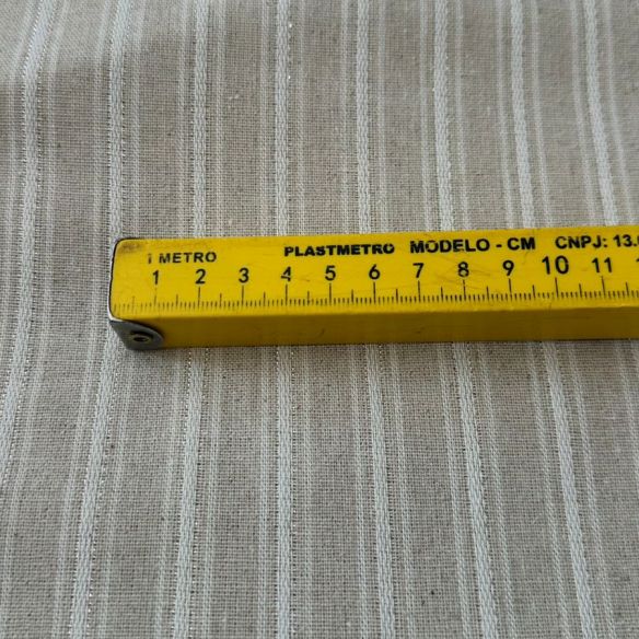 LINHO MISTO LISTRAS FOIL NATURAL • Conexão Tecidos