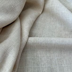 Tecido Linho Misto Natural Maquinetado • Conexão Tecidos