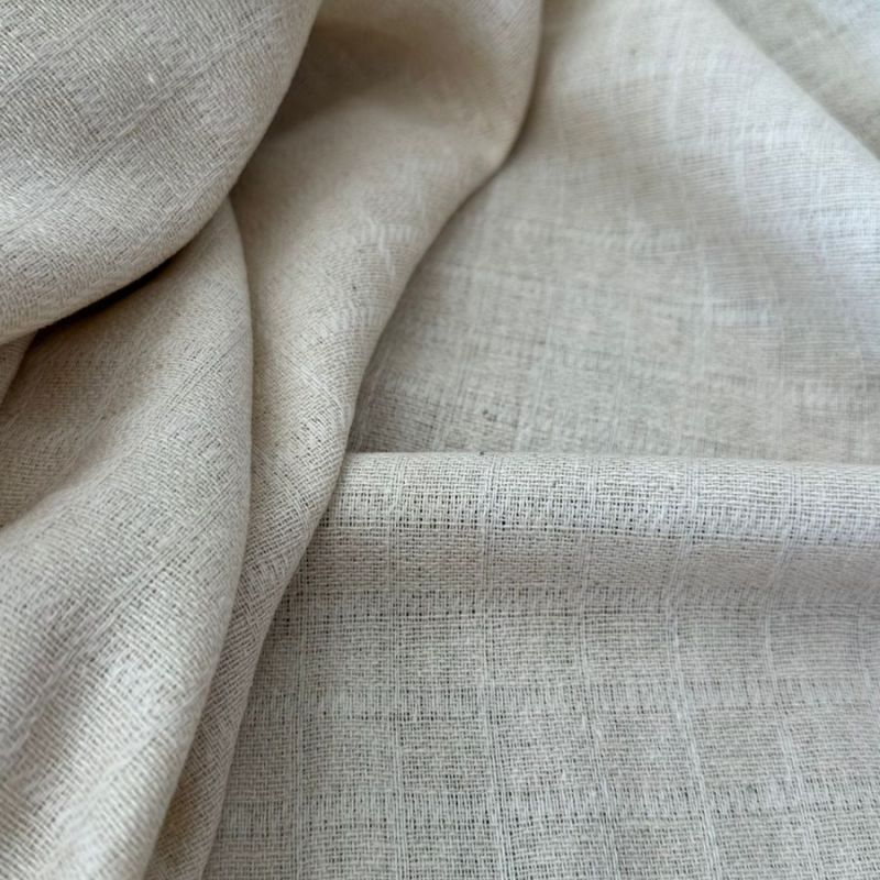 LINHO MISTO NATURAL MAQUINETADO • Conexão Tecidos