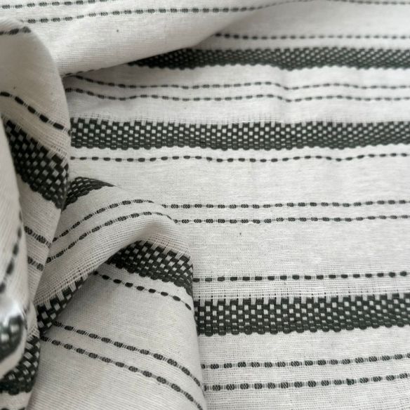 Tecido De Algodão Pespontada Boho Serra Verde • Conexão Tecidos