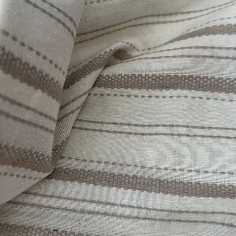 Tecido De Algodão Pespontada BohoDunas Naturais • Conexão Tecidos