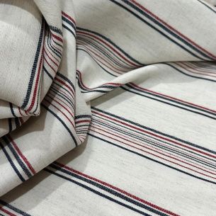 Tecido Linho Misto Natural Maquinetado Ii • Conexão Tecidos