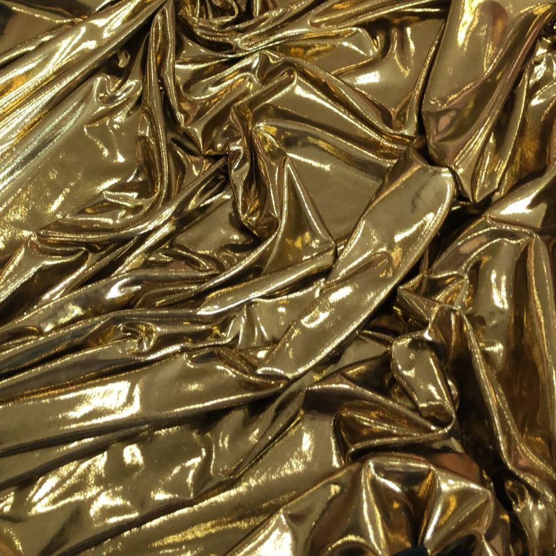 MALHA LAMÊ METALIC GOLD • Conexão Tecidos