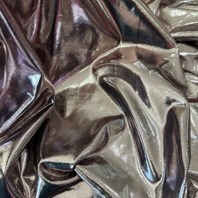 MALHA LAMÊ METALIC ROSÉ GOLD • Conexão Tecidos