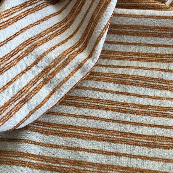 Tecido Linho Misto Natural Maquinetado V • Conexão Tecidos