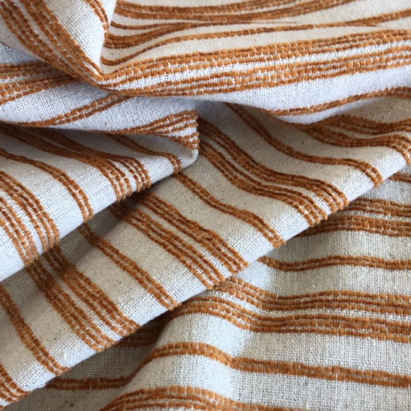 Tecido Linho Misto Natural Maquinetado V • Conexão Tecidos