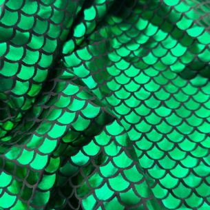 MALHA HOLOGRÁFICA SEREIA VERDE. 
