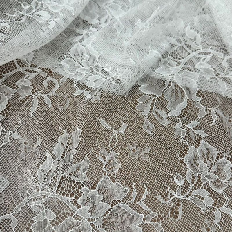 Tecido Renda Chantilly Off White • Conexão Tecidos