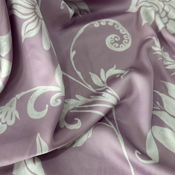 Tecido Cetim Toque De Seda Estampa Exclusiva Bv • Conexão Tecidos