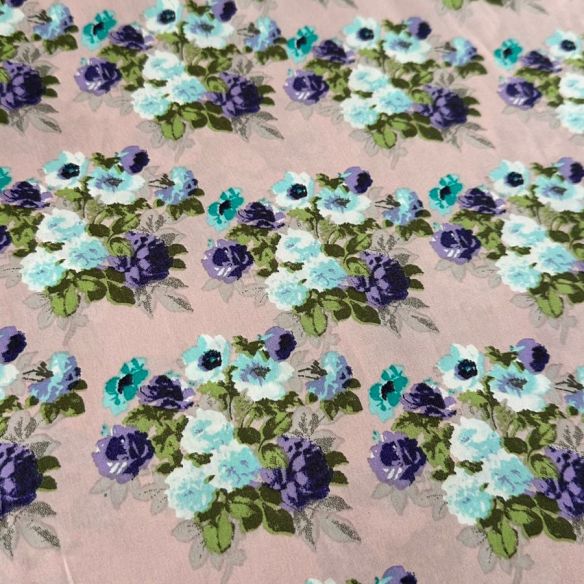 CETIM TOQUE DE SEDA ESTAMPA EXCLUSIVA FLOWERS • Conexão Tecidos