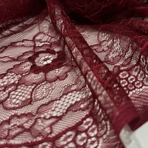 Tecido Renda chantilly Vinho • Conexão Tecidos 2