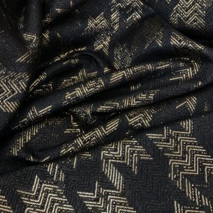JACQUARD LEVE BLACK & GOLD • Conexão Tecidos