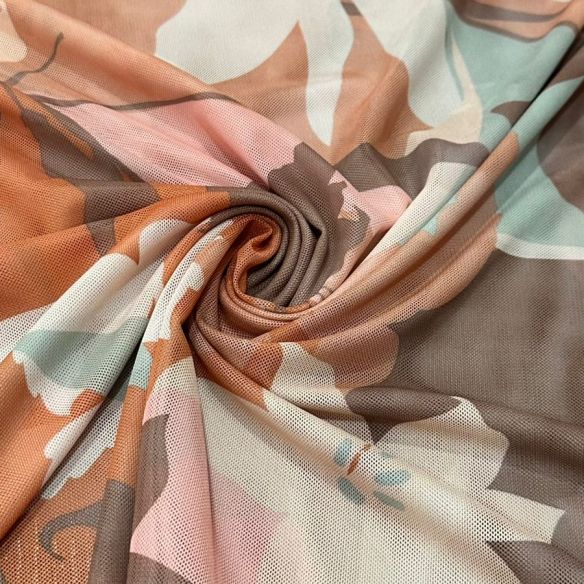 TULE DE MALHA ESTAMPADO • Conexão Tecidos